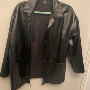 Shein PU Leather Jacket! ⭐️Never Worn⭐️